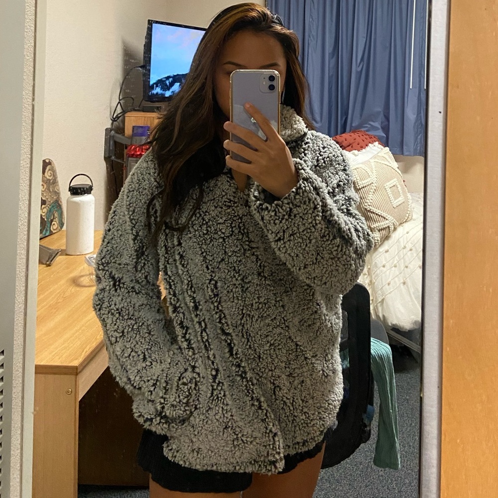 Fluffy jacket